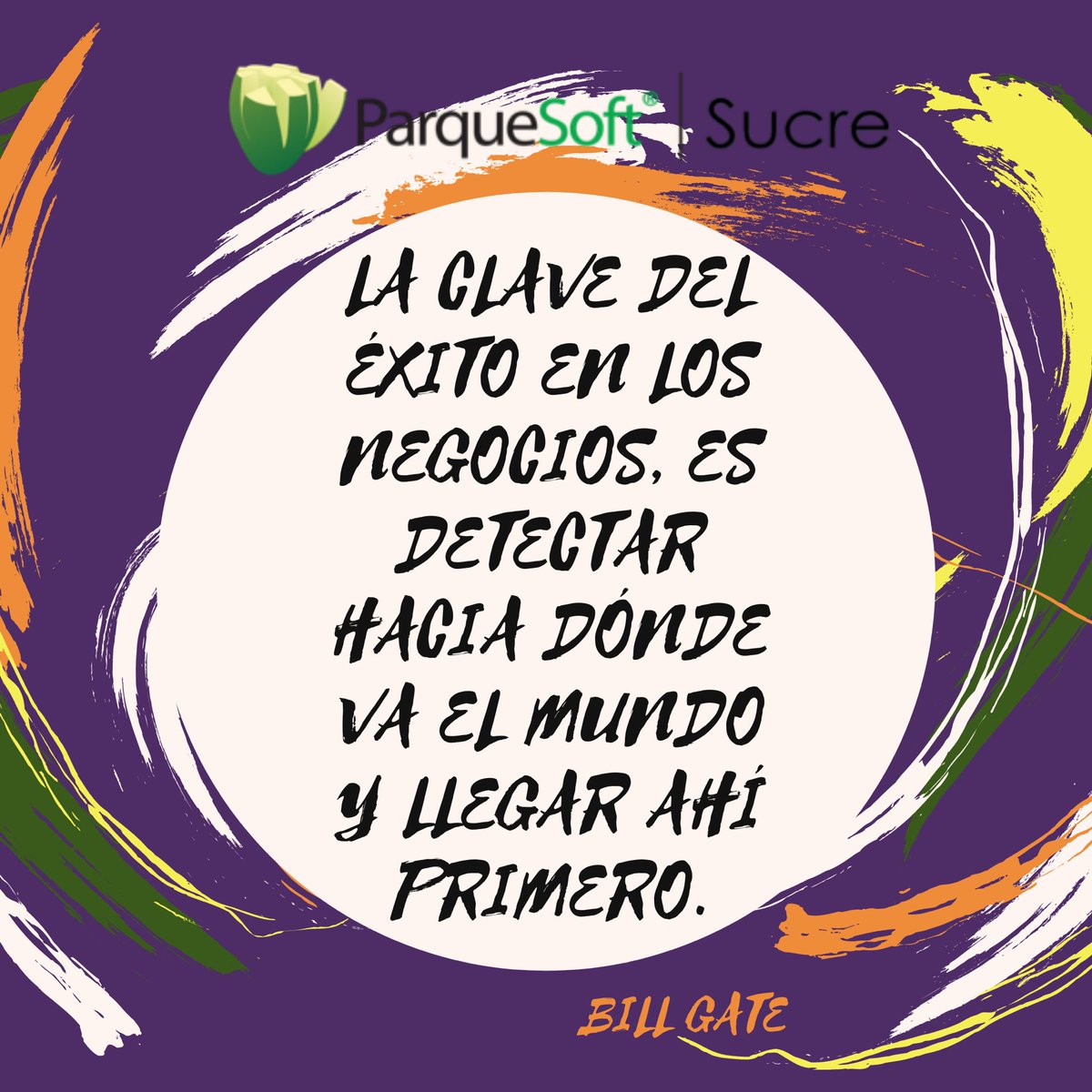 ParqueSoftSucre's tweet image. Buenos días Familia emprendedora. La Clave Del Éxito En Los Negocios, Es Detectar Hacia Donde Va EL Mundo y Llegar Ahí 1ero. Somos #poderhumanoparatussueños  #sucre #parquesoft #éxitos #tecnologia  #innovacion  #creatividad  #empreendedorismo  #emprendimiento