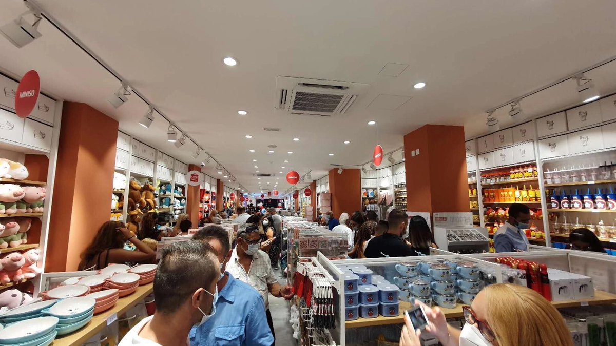 Miniso Sliema store opening today！ It’s the first store in Malta, Congratulation！ #miniso #minisolife