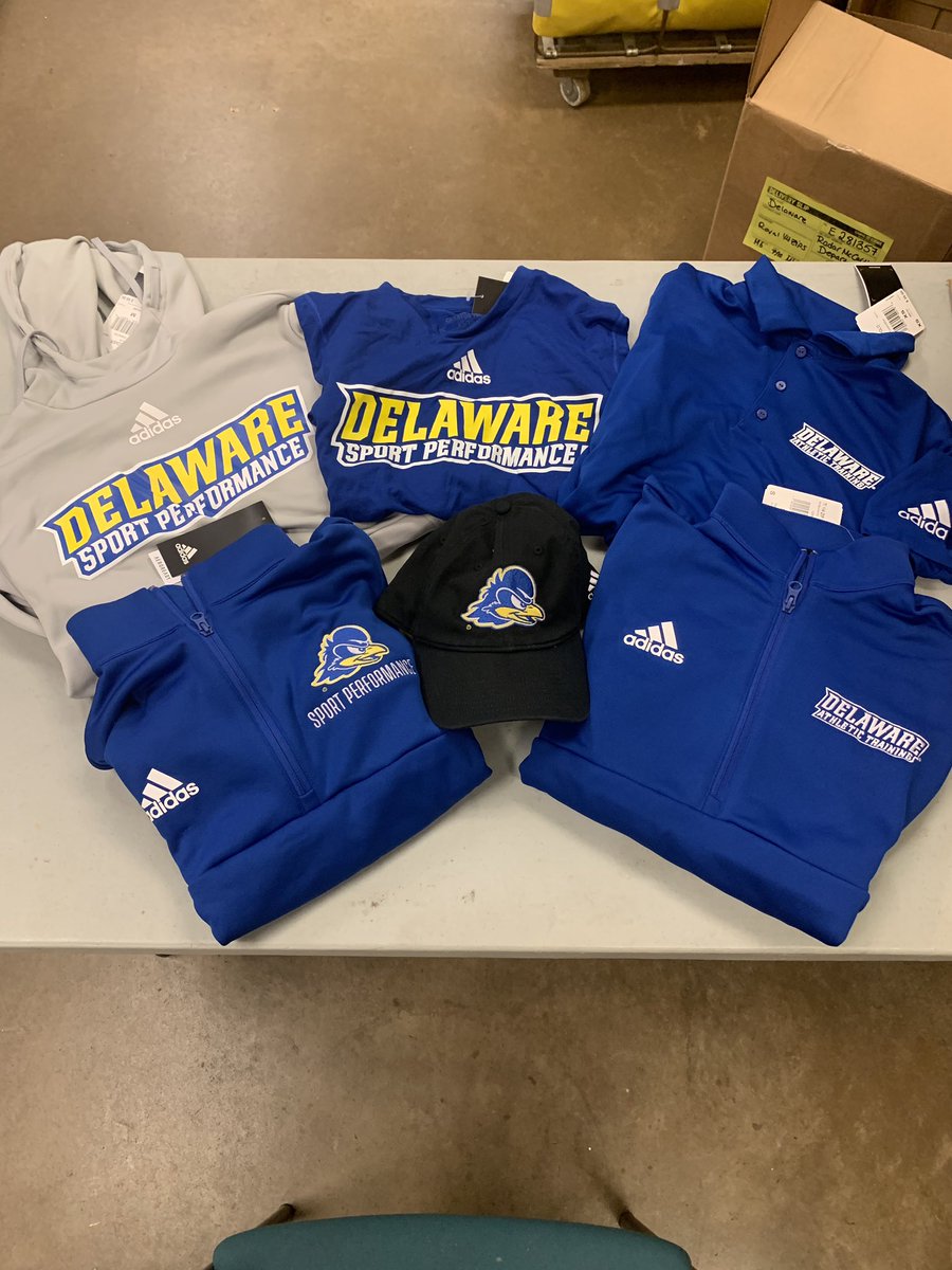 Starting off our day getting some gear ready for our Sport Performance staff!