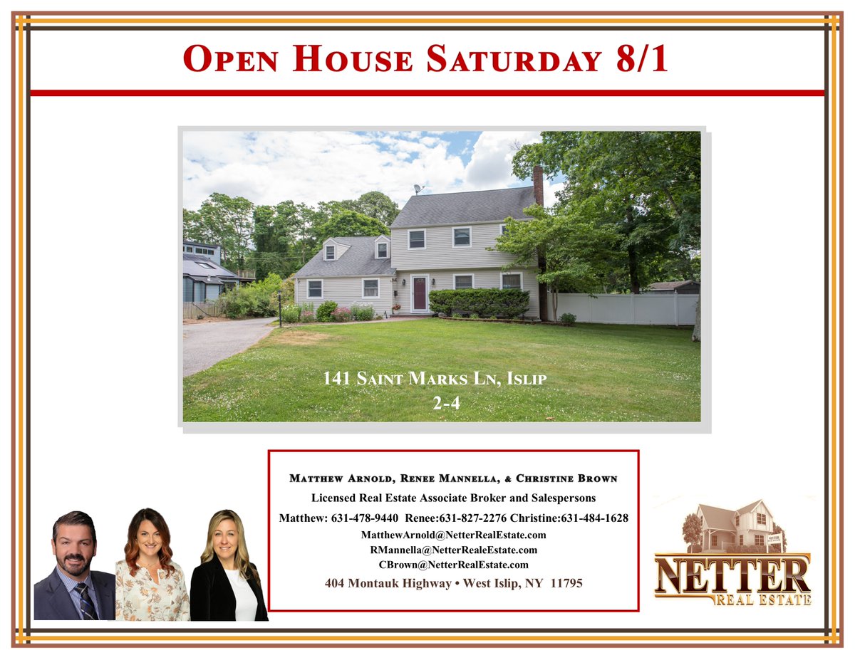 #OPENHOUSE #LONGISLAND #SEAFORD #ISLIP #REALESTATE #REALTORS
