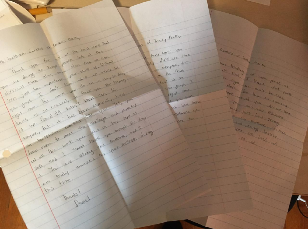RoadRulesCamp's tweet photo. This is our last day of Road Rules. Today, campers might make microwavable heating bags or work on other projects or missions from earlier in the week - they could write letters like Daniel, answer questions on Freerice like Chris, or do whatever works for them! https://t.co/vSemp7JwNJ