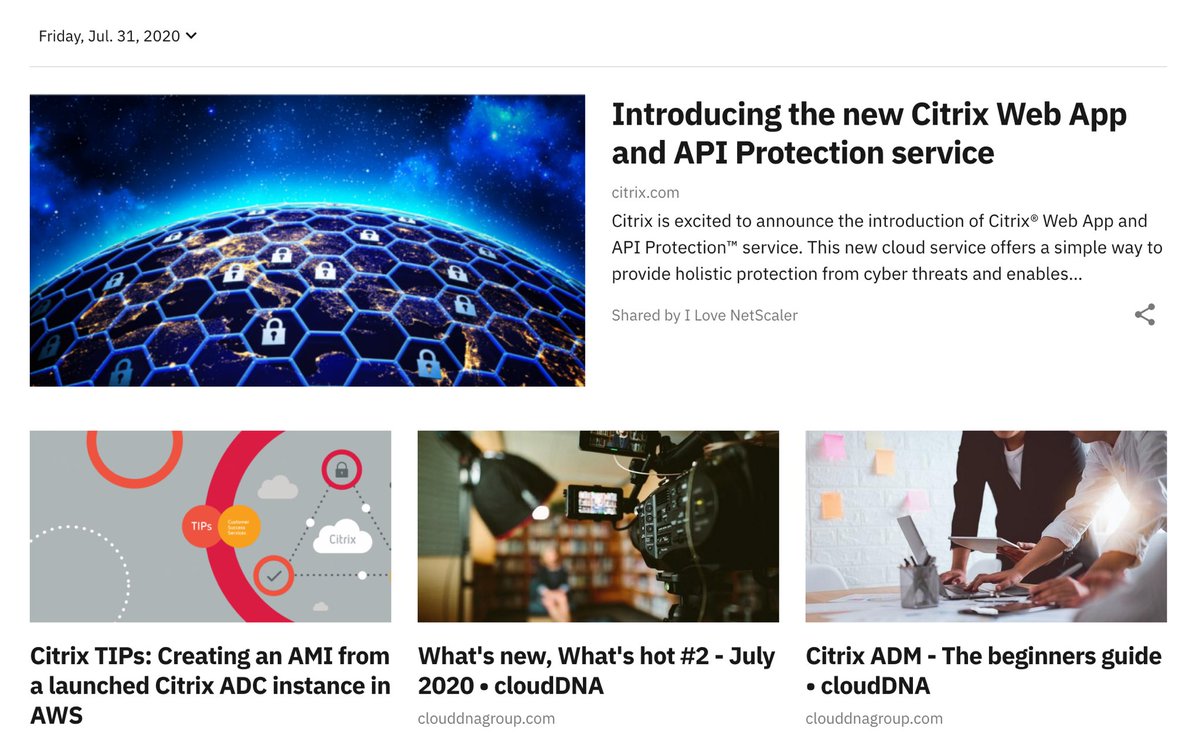 In this weeks issue - #Citrix #cloud native #networking, beginners guide to #ADM and much more ilovenetscaler.com #netscaler #adc #sdwan