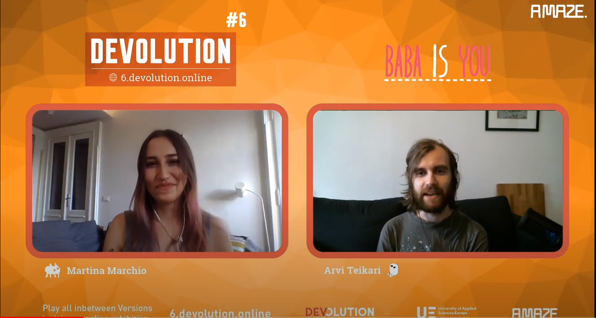 A big thank you goes out to @martinanoxx, who did a great job in guiding the Q&amp;A session LIVE at <a href="/AMazeFest/">A MAZE.</a> 🎤
But who also took care of the 30sec <a href="/diceydungeons/">Dicey Dungeons</a> vid and the edit of our Interview with <a href="/terrycavanagh/">Terry Cavanagh 🎲</a>! Thank you, Martina 🙏😊