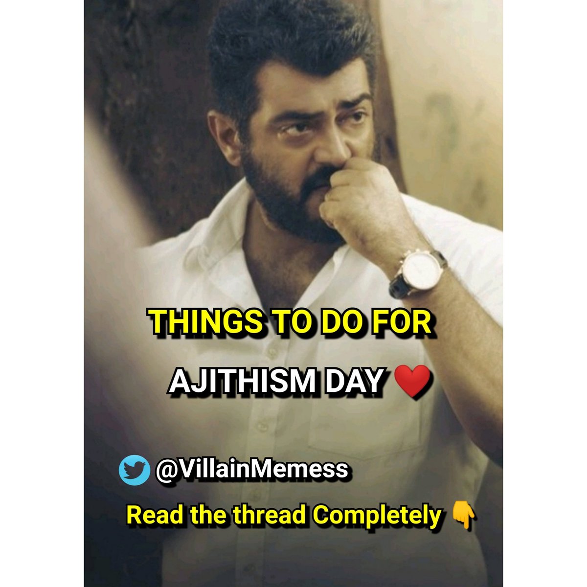 Guys!Aug 3 gonna be a biggest day for us .Click the images and read the thread carefully  #Valimai |  #ThalaAjith