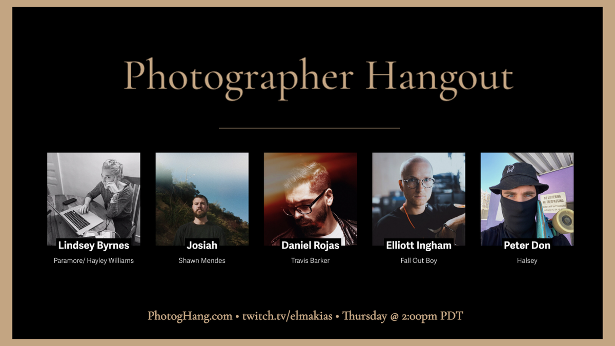We return to our regularly scheduled format with a solid Photographer Hangout next week. Good discussions will be had.  <a href="/LindseyByrnes/">Lindsey Byrnes</a> <a href="/JosiahVanDien/">Josiah Van Dien</a> <a href="/ElliottIngham/">Elliott Ingham</a>  <a href="/DonsLens/">don</a> <a href="/fogagain/">Daniel Rojas</a>