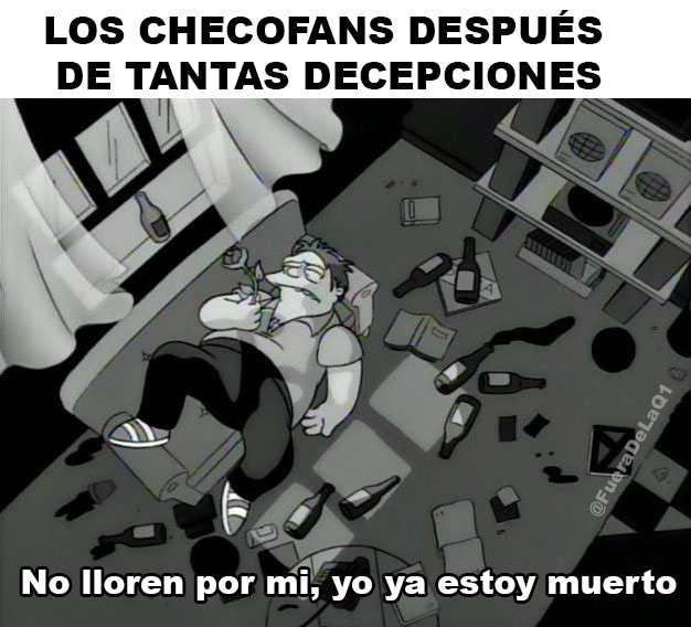 FueraDeLaQ1's tweet photo. 😔 #ForceCheco https://t.co/azdBdeMCWX