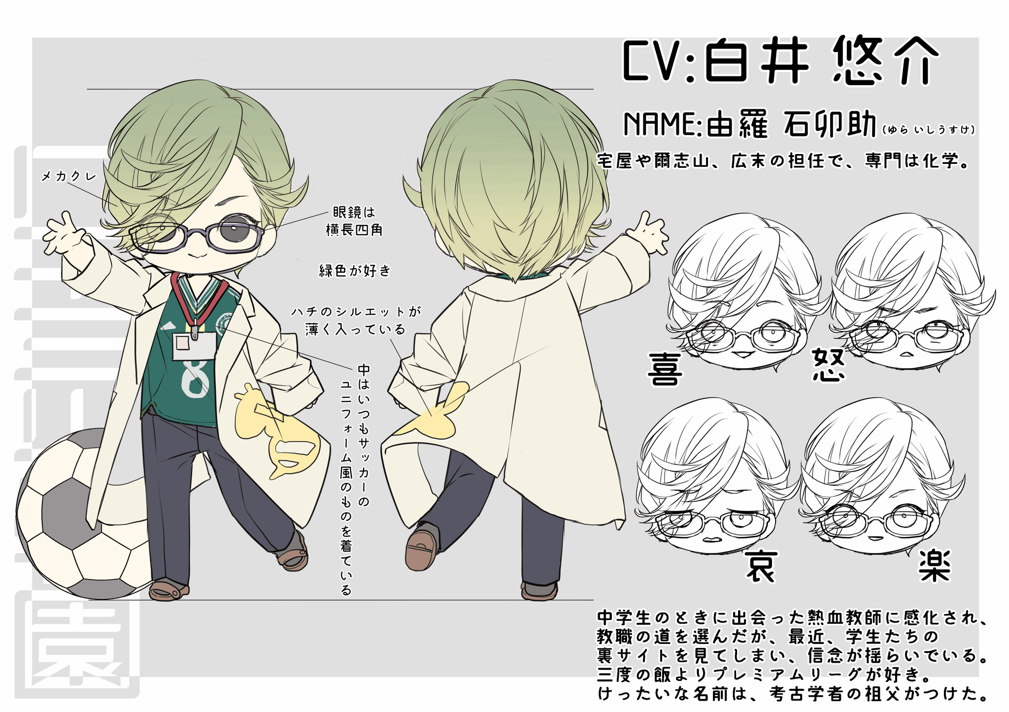 ハチミツ學園 3月5日までハチ学ぬいぐみ予約受付中 ハチ学キャラ設定 由羅石卯助 キャラクター設定を公開 ハチ学 白井悠介