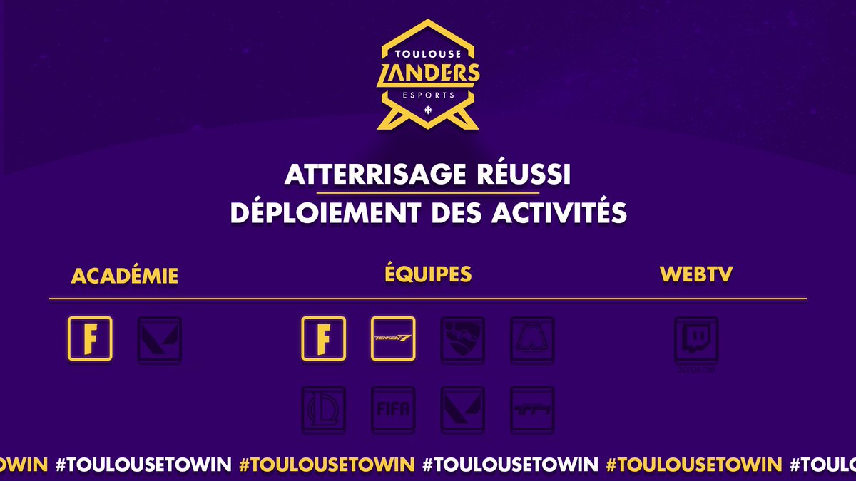 Toulouse Landers Esports tweet media