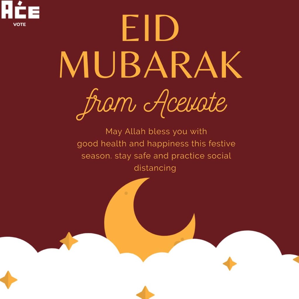 acevote's tweet photo. From all of us at Acevote to our muslim brothers and sisters...

Enjoy the celebration and don't stop impacting lives... https://t.co/xddjKW9QaX