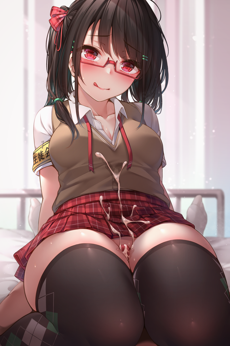 「「挿れてあげると思った?ばーか❤️太ももだけでイっちゃえ❤️」 」|豊咲のイラスト