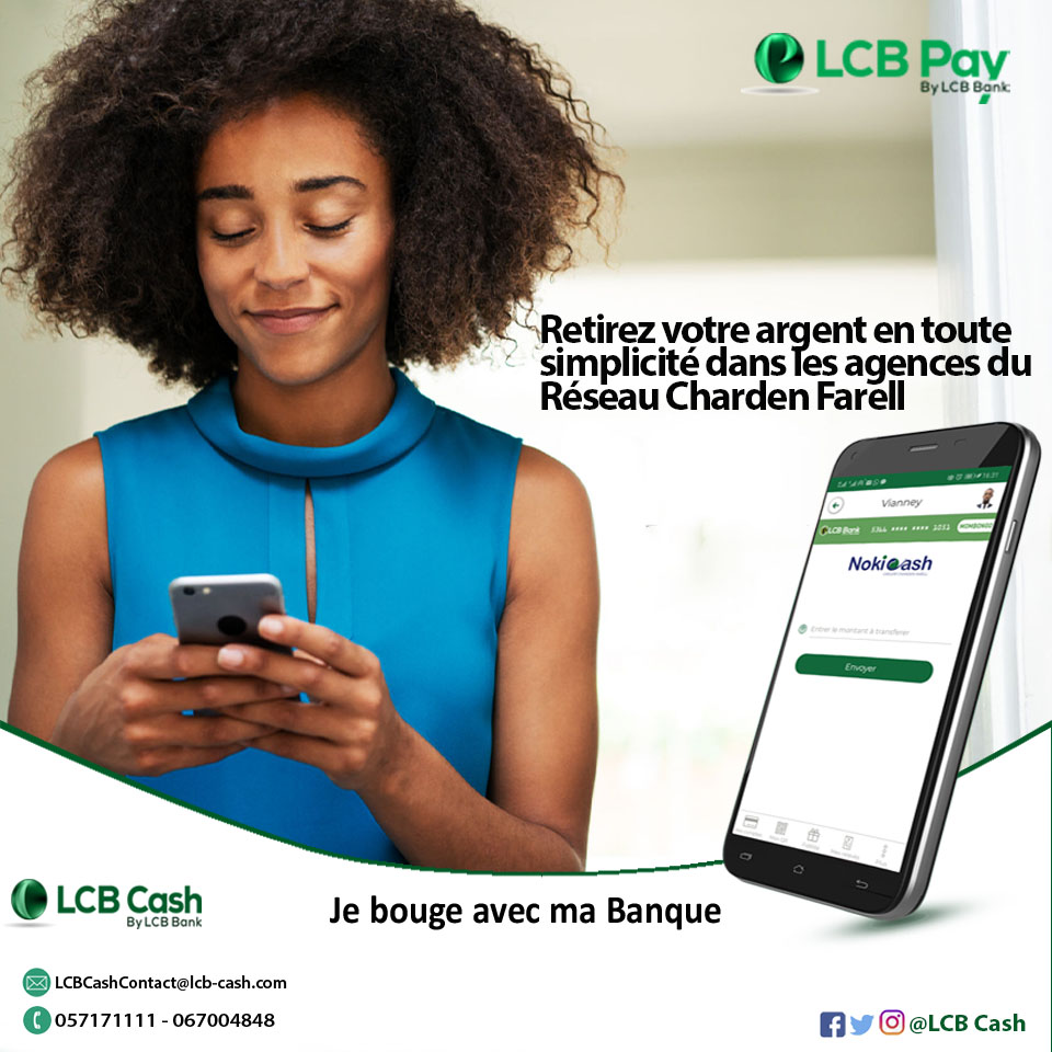 C'est déjà le week-end ? 
Ne vous inquiétez pas pour vos recharge de compte, retraits et transferts d'argent, les agences du @Groupe Charden Farell restent disponibles pour vous servir.

#LCBBank #LCBPAY #NOKICASH #LCBCash
