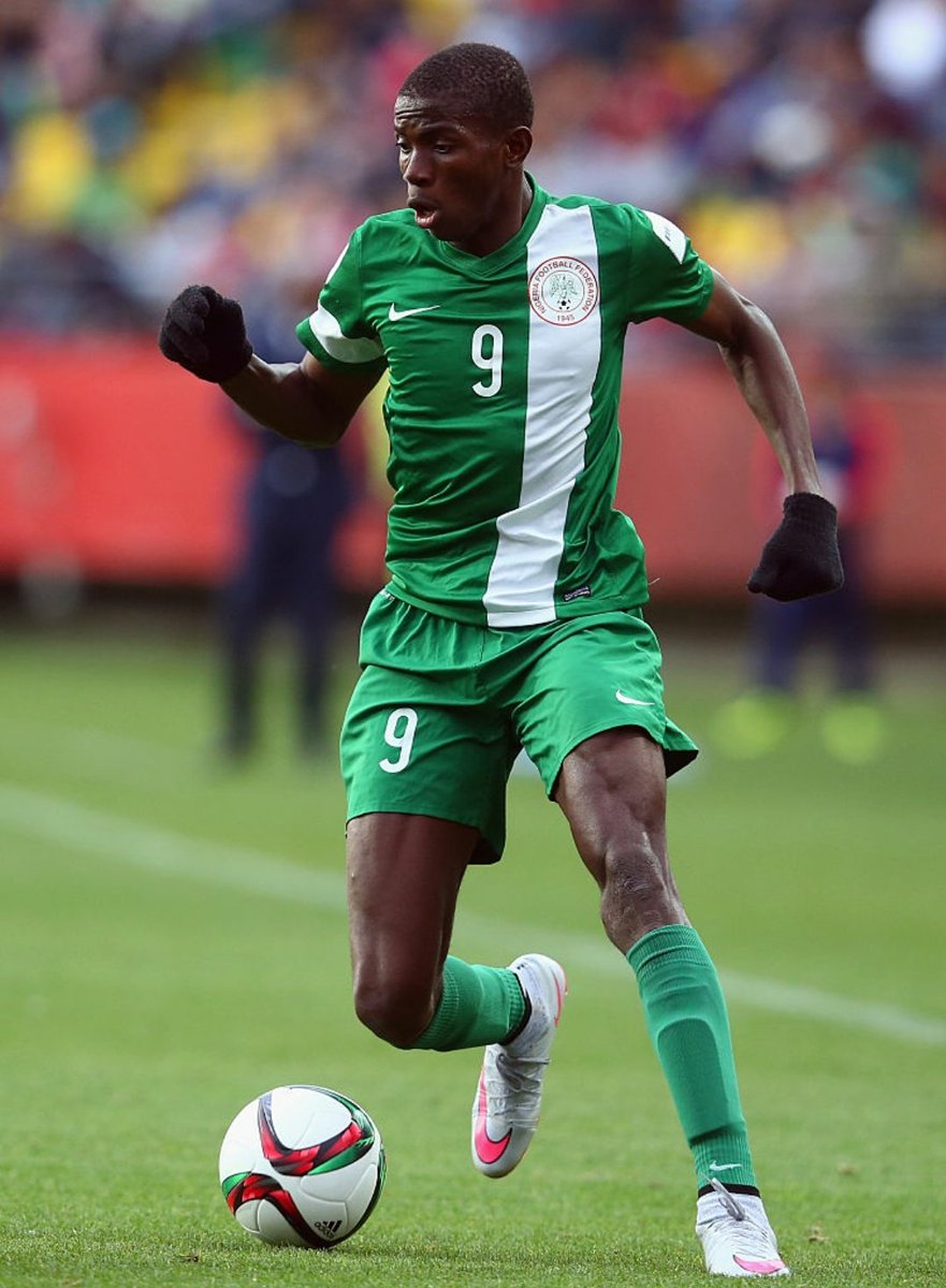 Viene quindi notato dalle giovanili della Nigeria e nel 2015, a soli 16 anni, trascina la Nigeria U17 alla vittoria del Mondiale con 2 assist e 10 goal in 7 partite che gli assicurano il titolo di capocannoniere e detentore del nuovo record di marcature nella competizione.