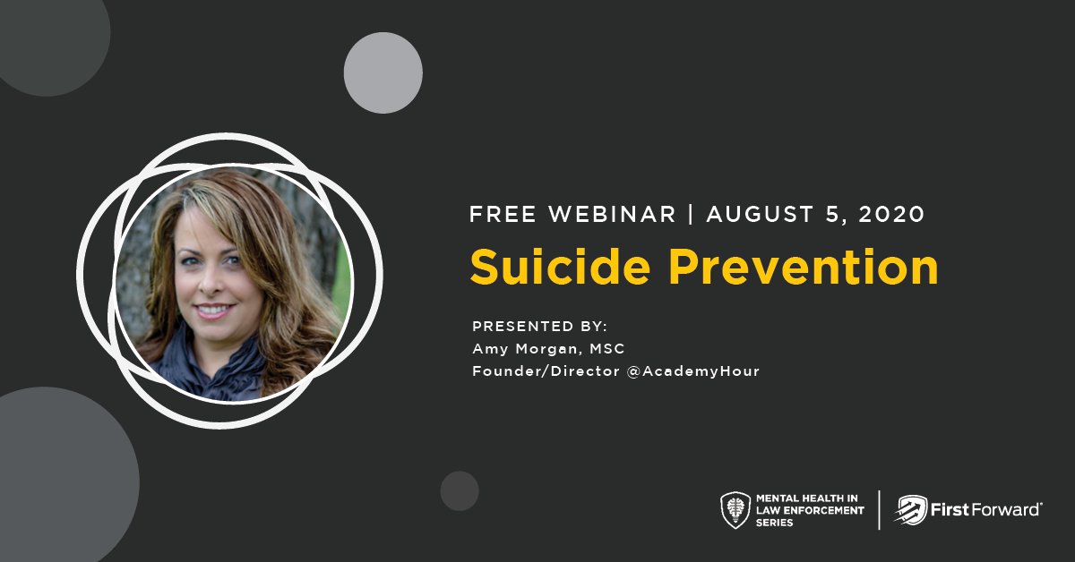 25% of first responders suffer from suicidal thoughts. Join our August 5, 2020 webinar to learn how you can better prevent! 

Click to Register : bit.ly/30uyIaf

#SuicidePrevention #SuicidePrevention #LawEnforcement