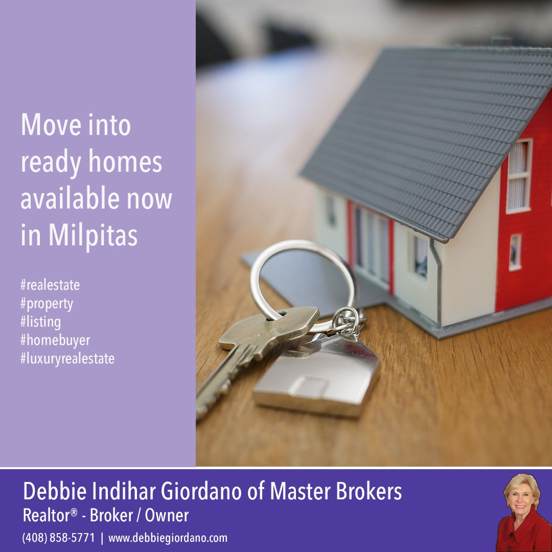 DebbieGiordano8's tweet photo. Move into ready homes available now in Milpitas. Give us a call for more information at (408) 858-5771.

#realestate #property #listing #homebuyer #luxuryrealestate
#realestatemogul #Homebuyingtips #newlisting #realestateinvesting #housebuying
#readytomovehomes https://t.co/NToJQ2VrP5