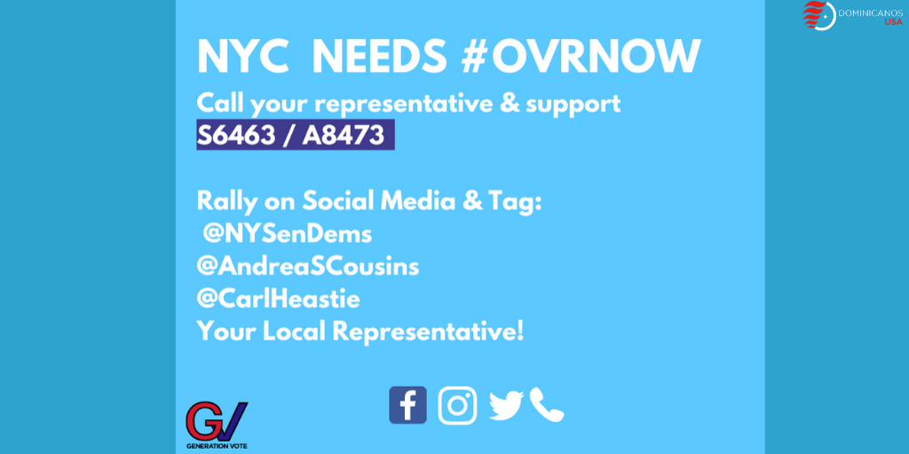 YoSoyDUSA's tweet photo. Did you know 90,730 NYC residents turn 18 this year and > 500,000 eligible 18-29 y/o’s are not registered? W/o in-person registration in our schools, thousands of young people will be disenfranchised in Nov unless we pass S6463 / A8473 now. @AndreaSCousins @CarlHeastie #OVRNow https://t.co/6kLQVmE9Kl