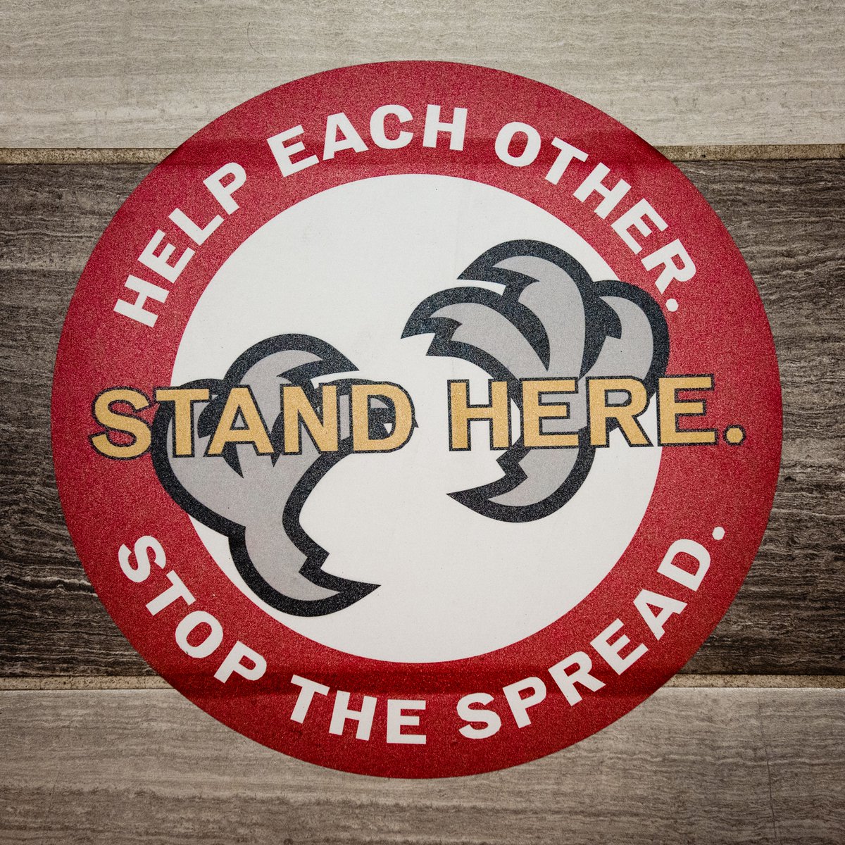 Leaving our mark as we help each other and our community stay safe. #IUPproud