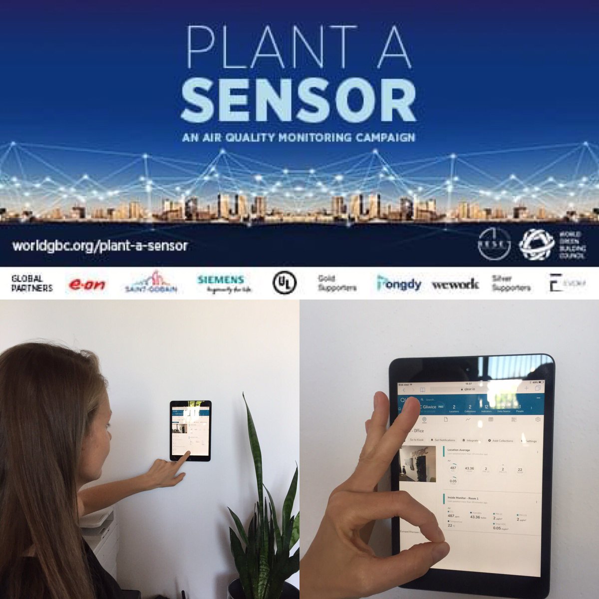 PLGBC's tweet photo. #PLGBC bierze udział w globalnym programie #PlantaSensor,
mającym na celu wdrażanie urządzeń monitorujących jakość powietrza w budynkach i poza nimi, dzielenie się danymi.
https://t.co/jj9IIGHpeM
#greenbuilding #resetearth #catrionabrady #airquality @WorldGBC https://t.co/BsnQkwteQS