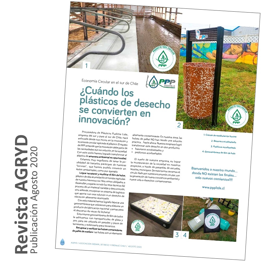 PPuelche's tweet photo. #ppplltda
#articuloppp
#revistaagryd
#agryd
#noscuidamosentretodos 
#cuidamoselplaneta🌎 
#productoscirculares 
#productosunicosppp 
#productossustentables 
#productosreciclables https://t.co/Ry4aZFyCZU