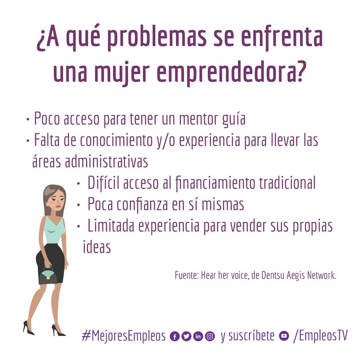 #Emprender 🚀 es una decisión arriesgada, sobre todo si se trata de una mujer 🤷‍♀️, esto debido a los pocos antecedentes financieros, contables y administrativos que tienen. Aquí ⬇️ los principales retos a los que se enfrentan. 
mejoresempleos.com.mx/articulos/muje…