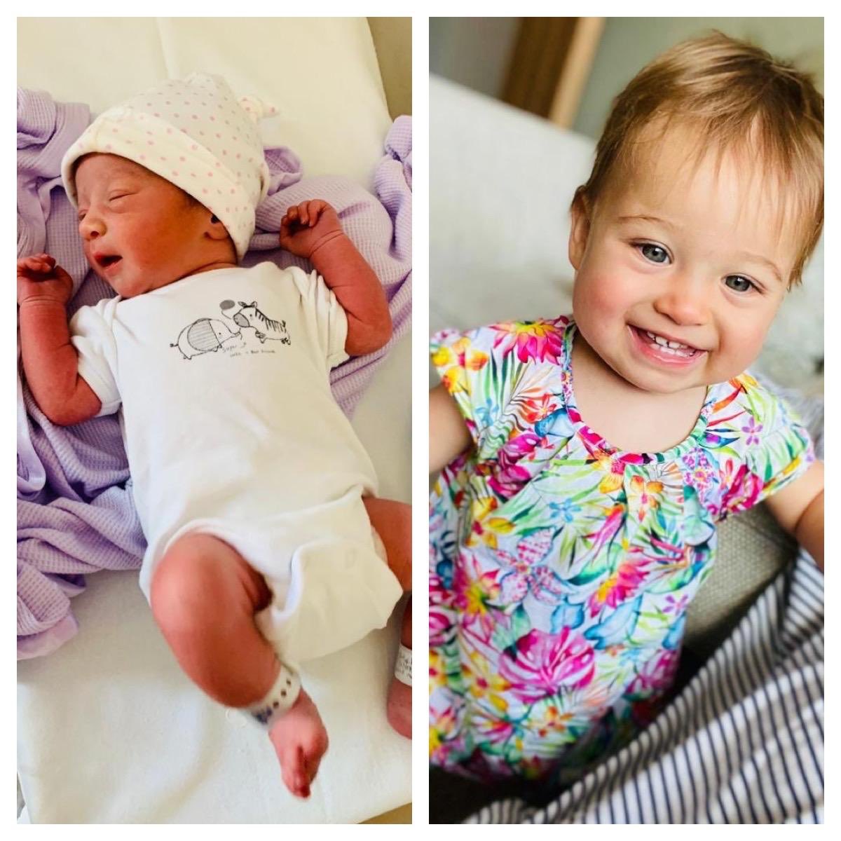 12 months ago today our fantastic maternity team @NorthBristolNHS @judehyde5 @mrsmaxsteele brought Edith Vyvyan into the world safely. She’s a little beaut!