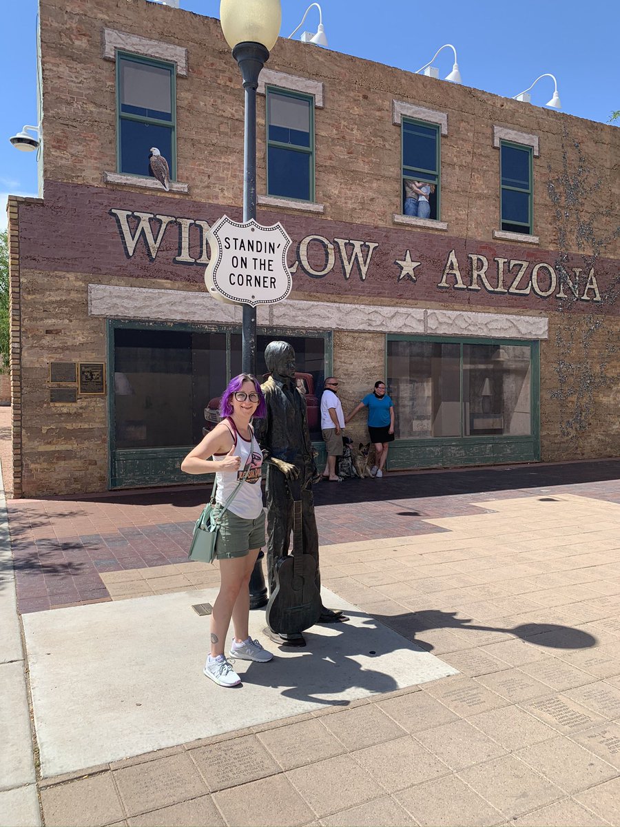 Winslow, AZ - Home of a famous corner for standing and the world’s smallest church (disputed). I had an much needed turkey sandwich here (see fast food thread). – bei  Standin' on The Corner Park