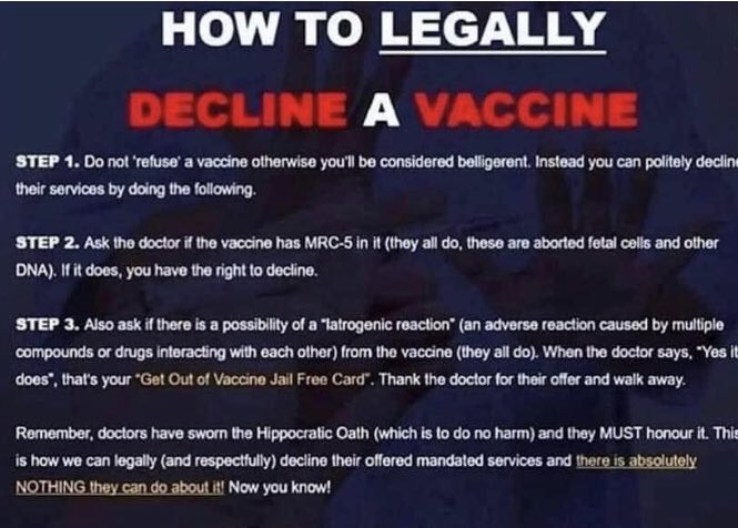  Convo about vaccine conspiracy theories is growing online - and worrying public health experts. I received this email from someone who’s sister shares memes like thisI’m working on a investigation into this - get in touch if someone you know is contemplating this stuff!