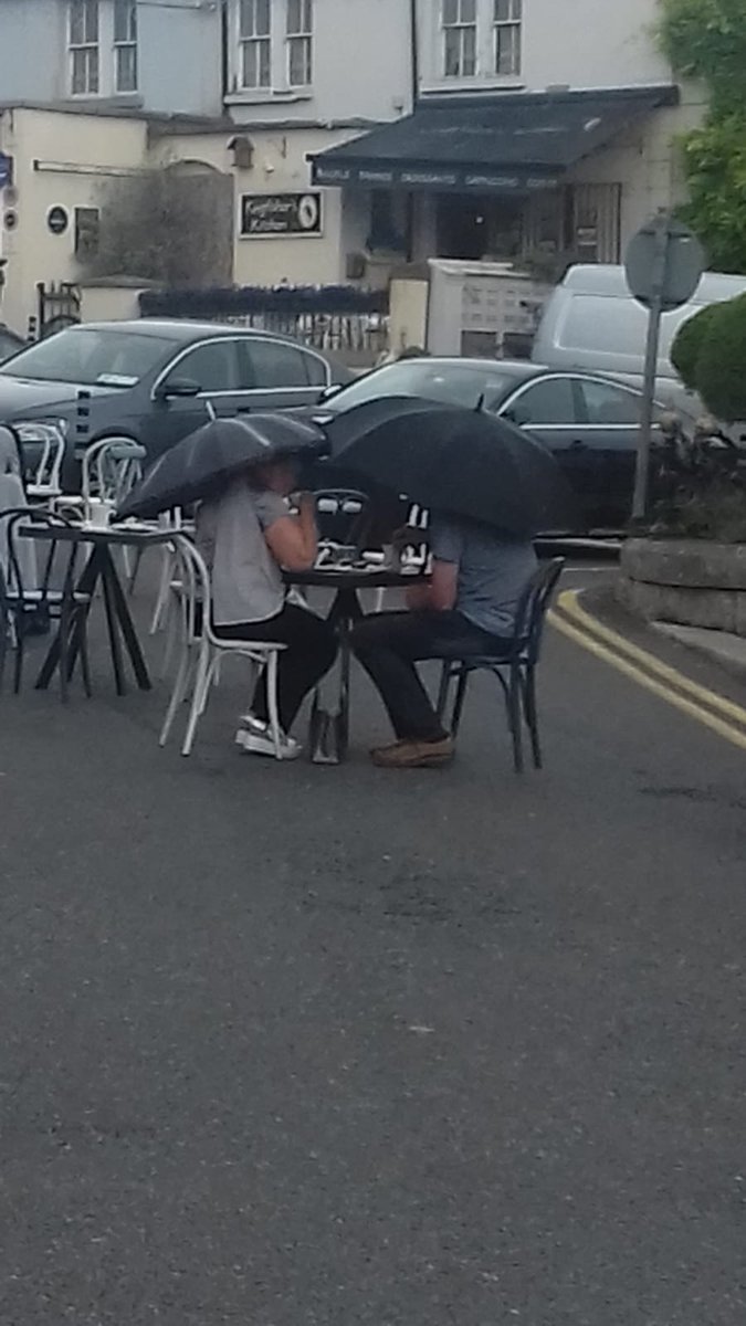 ScuffilC's tweet photo. Enjoying a socially distanced al fresco coffee in an Irish summer 😁 @Failte_Ireland  #Enniskerry #Poppies #willtheraineverstop https://t.co/InySyZ256u