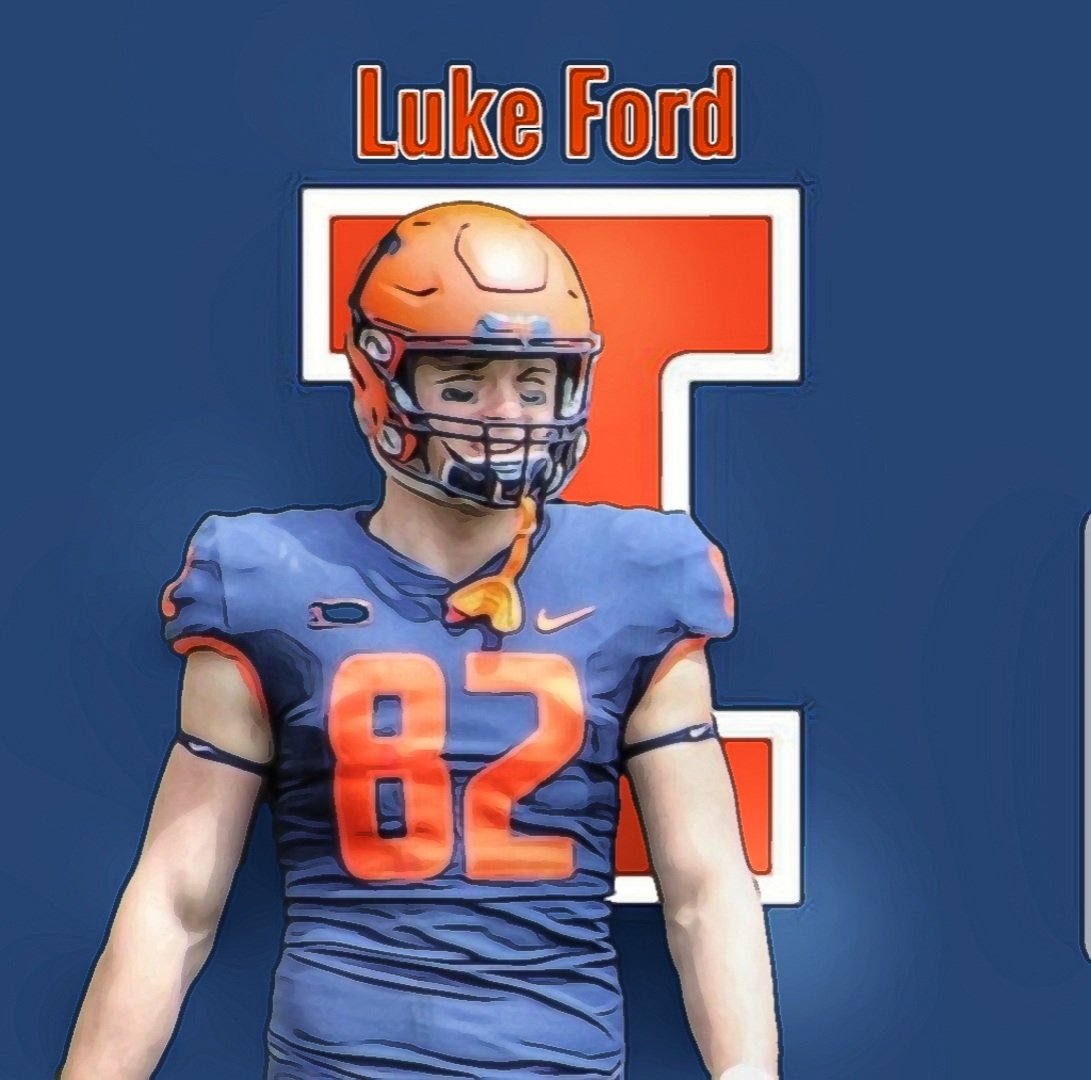 NCAAFNation247's tweet photo. ⚪ TE Spotlight ⚪
🔐 Breakout Watch
Luke Ford - Illinois
• Ford was wrongfully denied a waiver to play last season by the NCAA but he's ready to go in 2020. Ford is a former 4⭐ who's 6'7. I expect him to excel blocking & in the red zone. https://t.co/bdMZSKIFNG