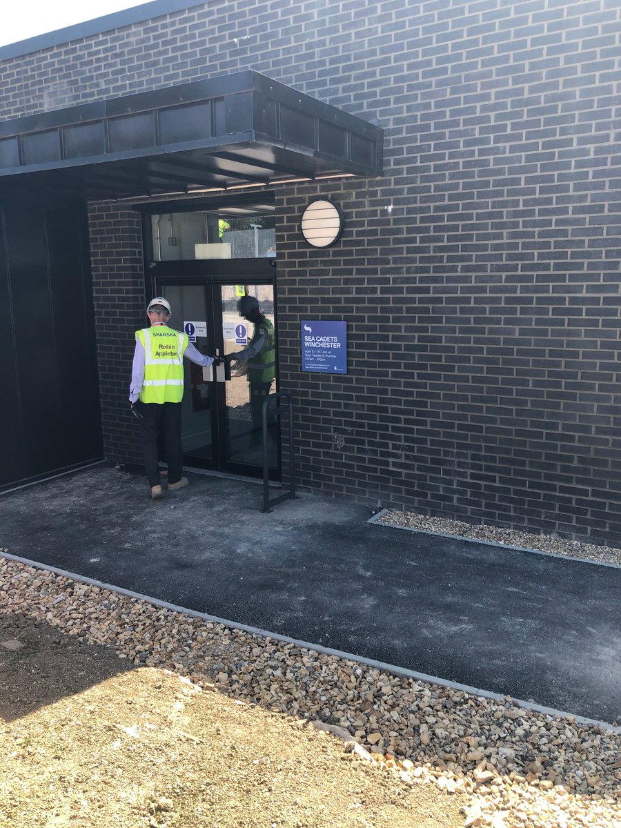 WinchesterSCC's tweet photo. Yesterday we attended the 4 week pre-handover of our new building at Worthy Down Camp. We are very excited and look forward to returning to a new unit once COVID19 restrictions permit. https://t.co/MSl2SLYdWk