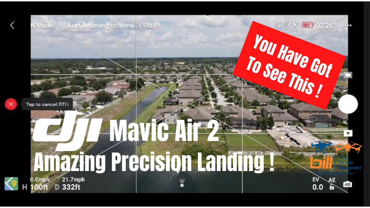 BillTechReviewR's tweet image. DJI Mavic Air 2 Amazing Precision Landing ! #DJIMavicAir2 #MavicAir2 #PrecisionLanding youtu.be/F5CfoXjxkMw via @YouTube