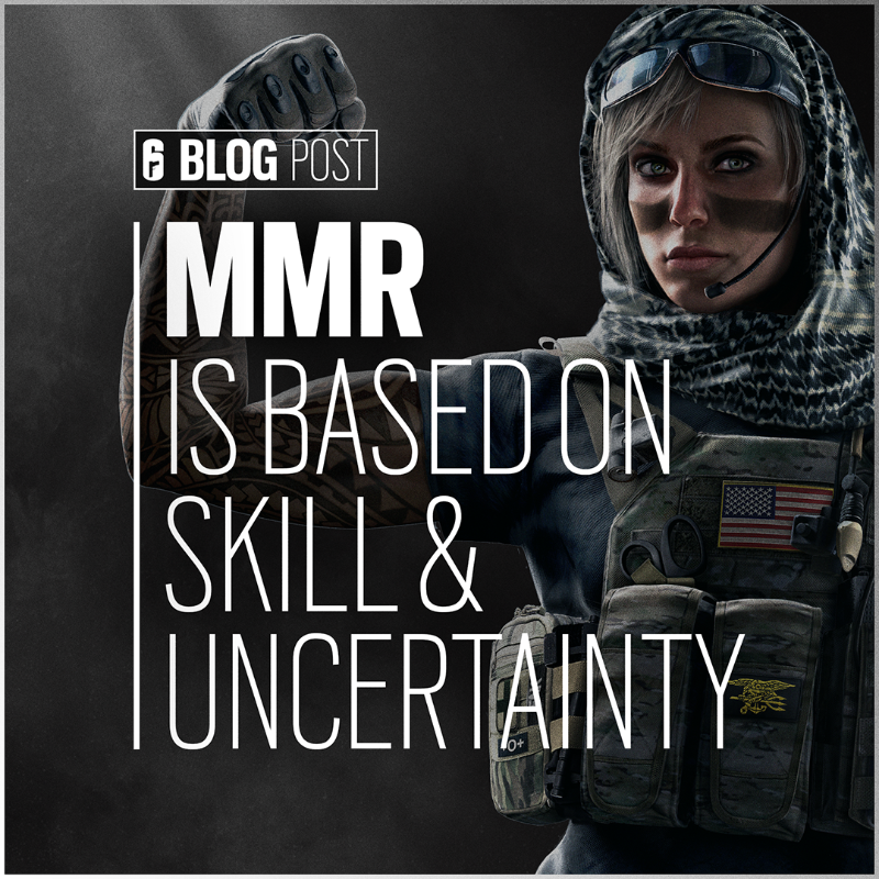 Rainbow6Game's tweet photo. We have compiled everything you need to know about MMR:

-What is it based on? 
-Which MMR is used in what type of match? 
-What does the MMR Rollback change? 
-How do Seasonal Charms work? 

Want to learn more about it? Check out our article on https://t.co/gsJHQYj98D