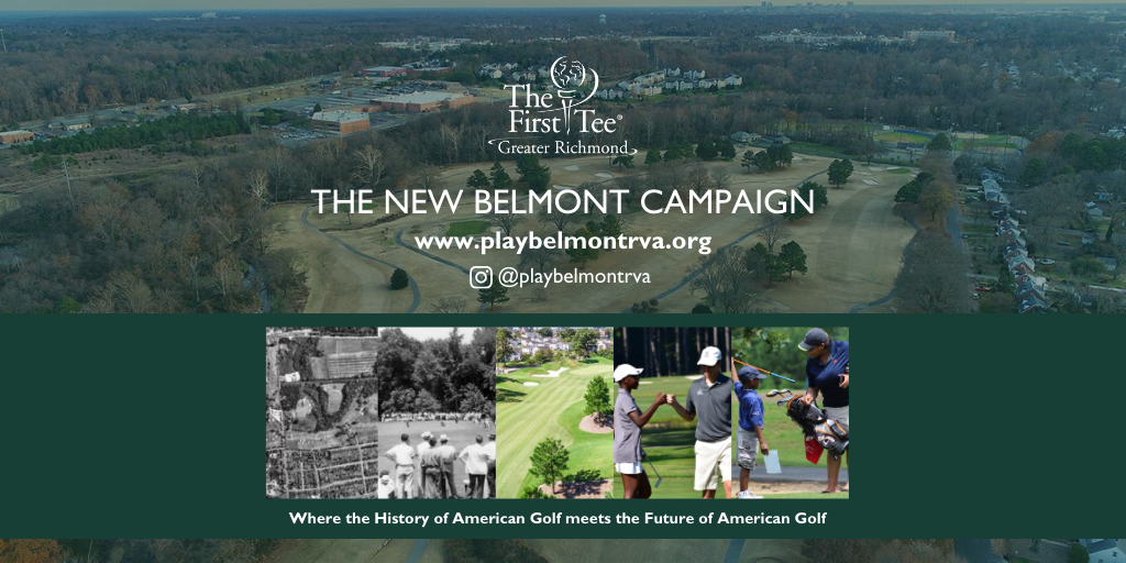 firstteeRVA's tweet photo. We are thrilled to share our new campaign for #TheNewBelmont Golf Course!β£
β£
β
Visit our new website for ways to get involved: https://t.co/JBi8ArMllT.β£
β£
β
Follow us on Instagram @playbelmontrva for renovation updates.β£
#firstteerva #playgolfrva @lovegolfdesign https://t.co/ObEKSNeUbr