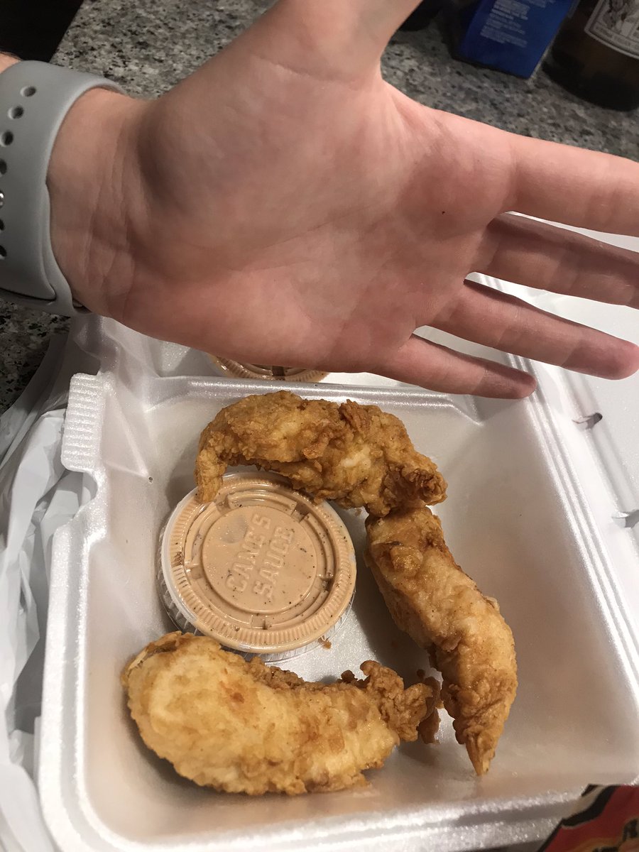 Monica9633's tweet photo. $6.64 for all of this? You’re not THAT great Canes. @Raising_Canes https://t.co/GDpiFLic6R