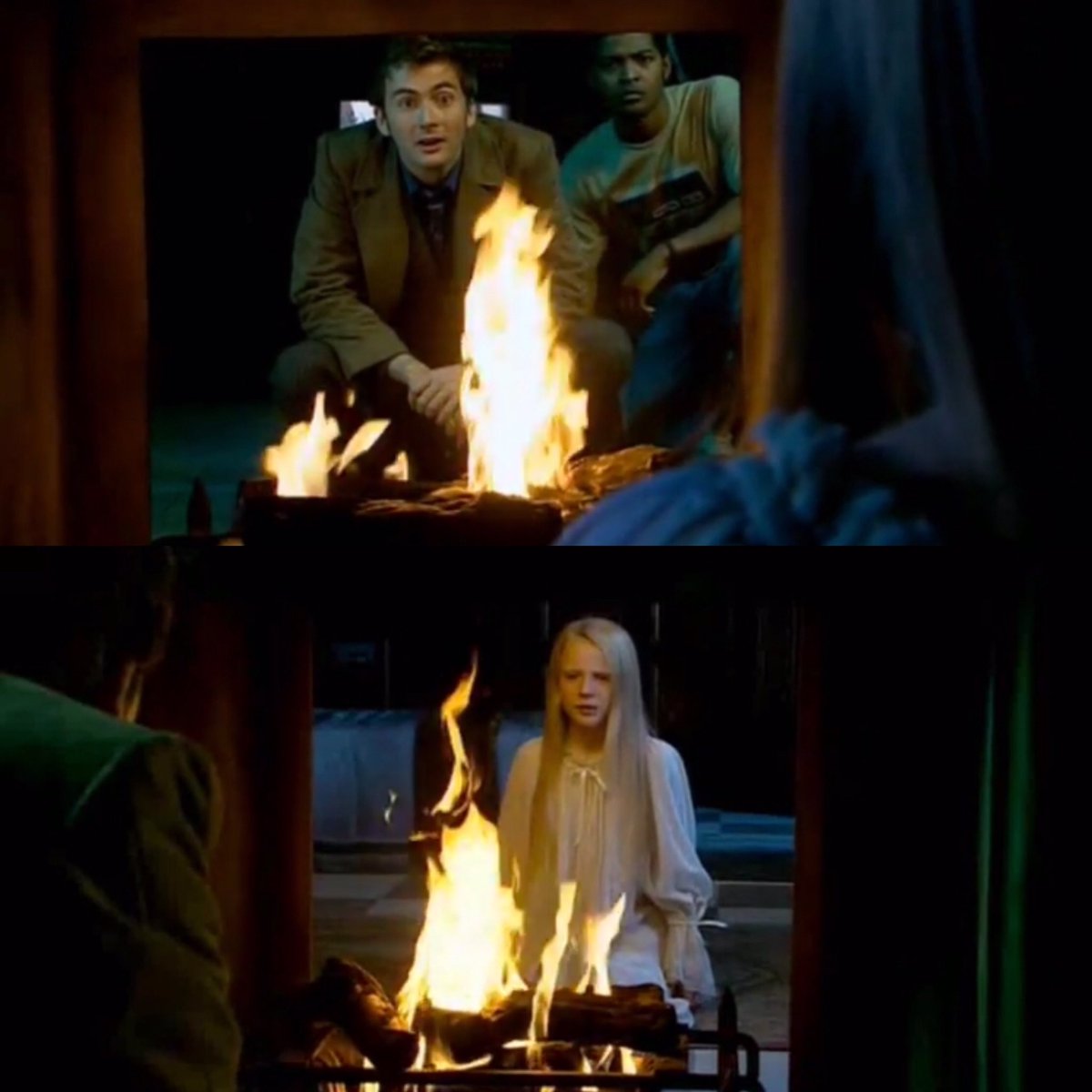 Now, I’m not saying he’s not finding her attractive but if you think he fell in love with her after that he saw her all grown up, then even Eleven should had been in love with Amy, right? Since for him has been five minutes as well when he saw her as a kid and then as an adult.