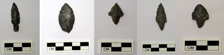 These types of blades are found all over the Aegean, b/c this technique is great for conserving raw materialBut Gourimadi is unusual for its large number of arrowheads: over 180 so far! These also highlight the expertise of the local obsidian knappers/11