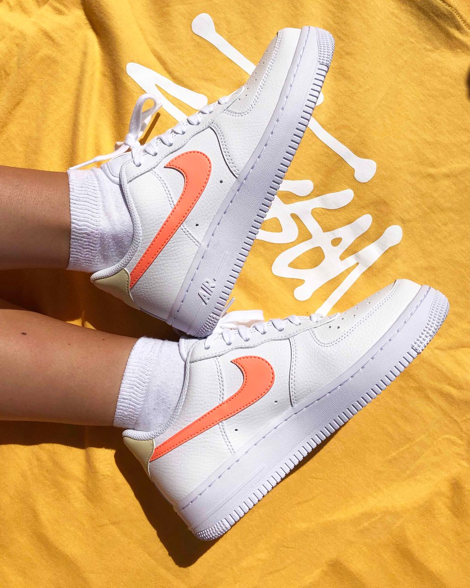 white atomic pink fossil white