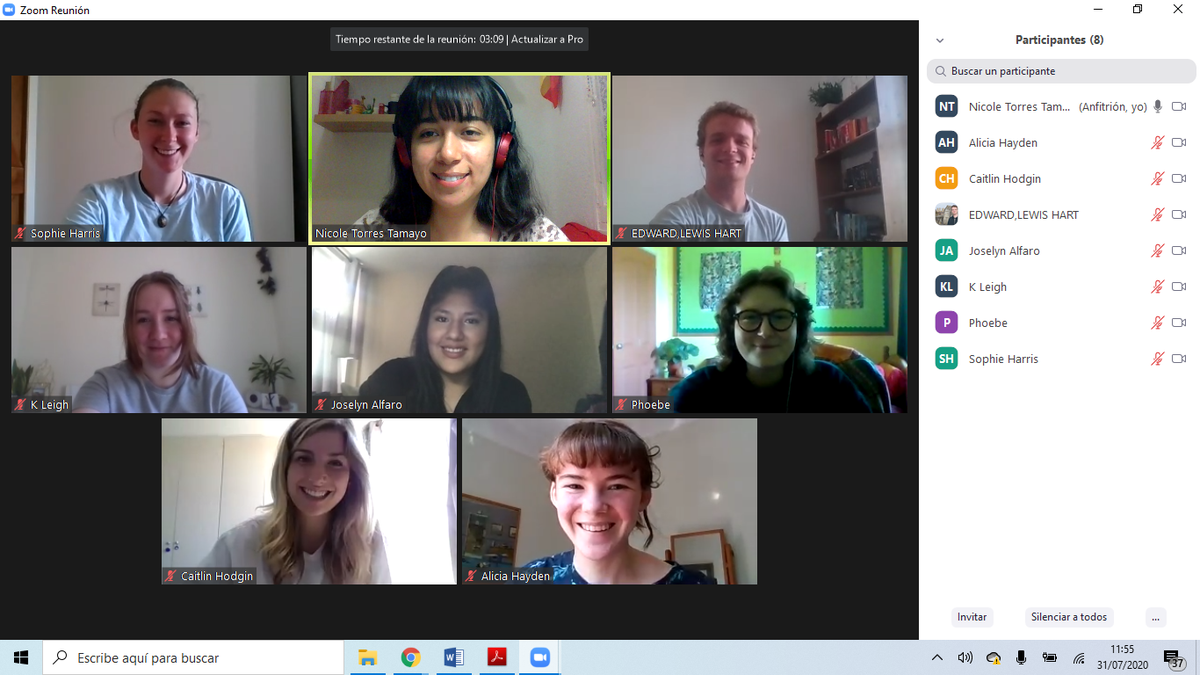 PaleoNicole's tweet photo. Last Zoom meeting with my BES UG Summer School students... But this is not the end! This was one of the most rewarding experiences I had during my PhD! Thank you so much @BES_careers for giving me the opportunity to participate in these activities. See you soon! #BESug20 https://t.co/uPypxaOltS