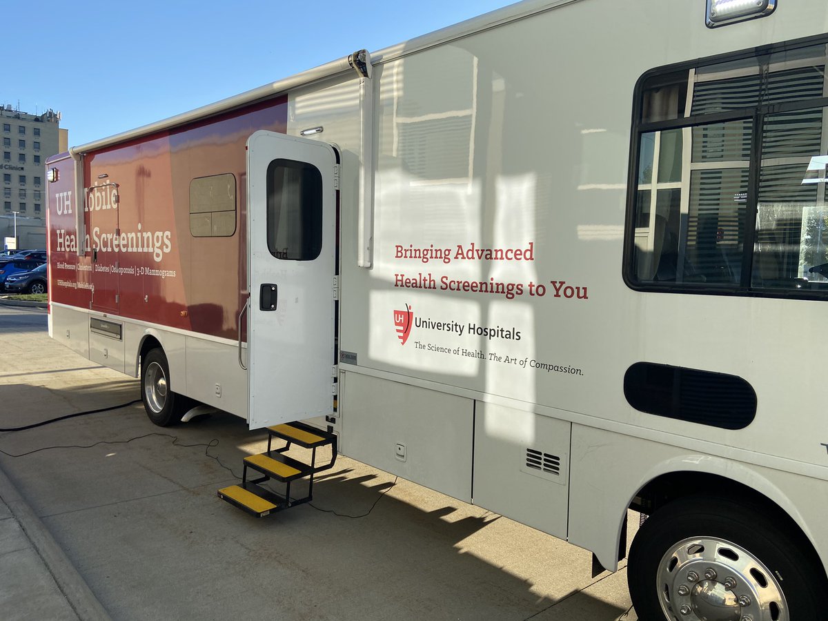 cwcheath's tweet image. Looking forward to serving communities in Northeat Ohio with our latest mobile health screening unit! @UHhospitals #CommunityFirst #MobileScreening