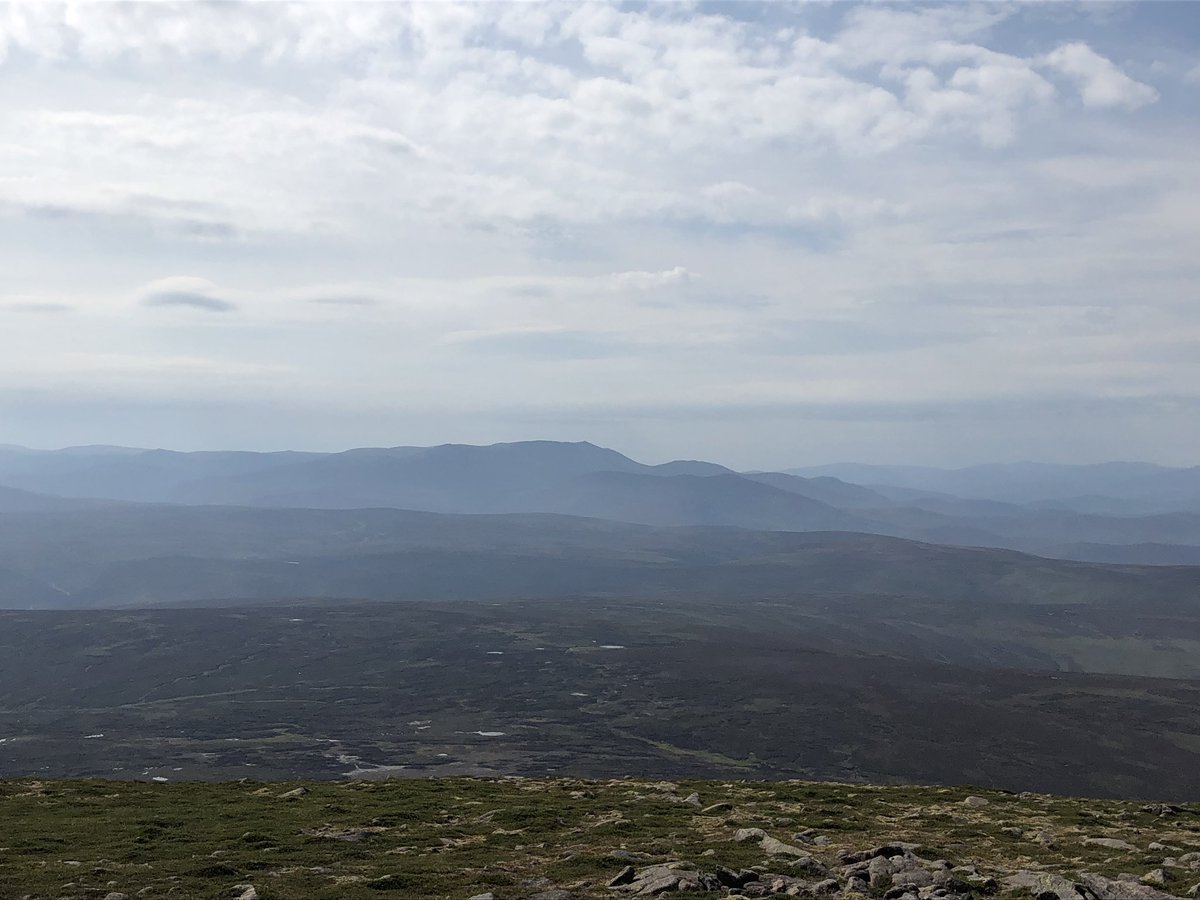 Scotland at its finest, the view from Mt Keen across to Lochnigar.