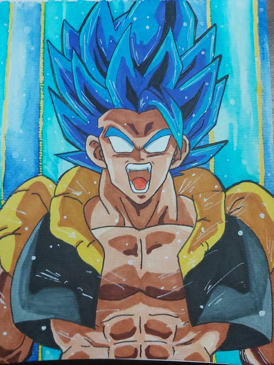 Fabo_art's tweet photo. Gogeta Ssjblue 💫💙 #fanart #manga #anime #DragonBall #DragonBallSuper #DragonBallFighterZ #DragonBallZ #broly #goku #vegeta https://t.co/Pn58ukfwJ3