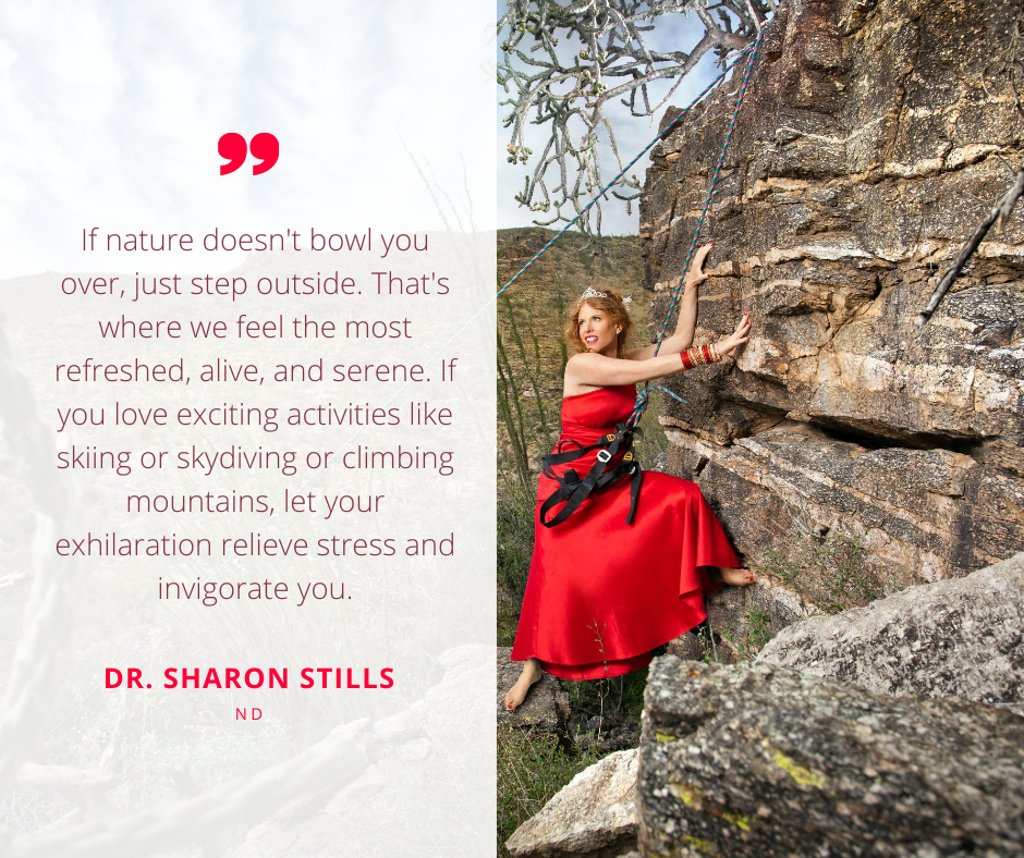 Let nature heal you by getting outside every day. 🌵

Watch a sunset instead of TV, take a walk, ride a bike, or just sit under a tree in your back yard. 
Soak up the energy of nature whenever you can.

#menopause #menopauserelief #menopausehelp