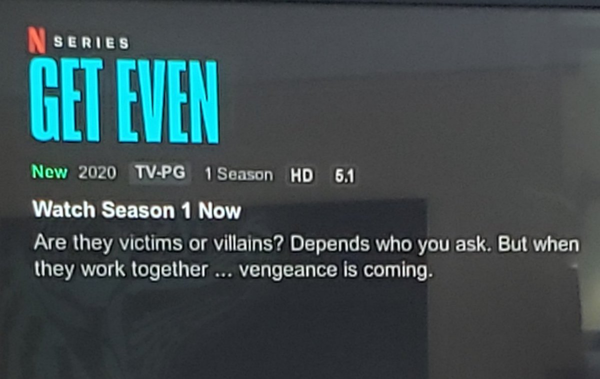 GretchenMcNeil's tweet image. Vengeance is HERE! Now streaming on @netflix: #GetEven based in my novels GET EVEN and GET DIRTY. I'm...speechless.