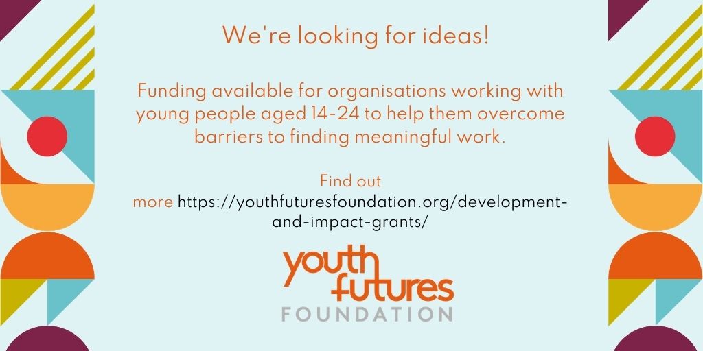 YF_Foundation's tweet photo. How can young people from the most disadvantaged backgrounds successfully transition from education into meaningful work? Know the answer? #youth #Employment https://t.co/KT7GxW69SW