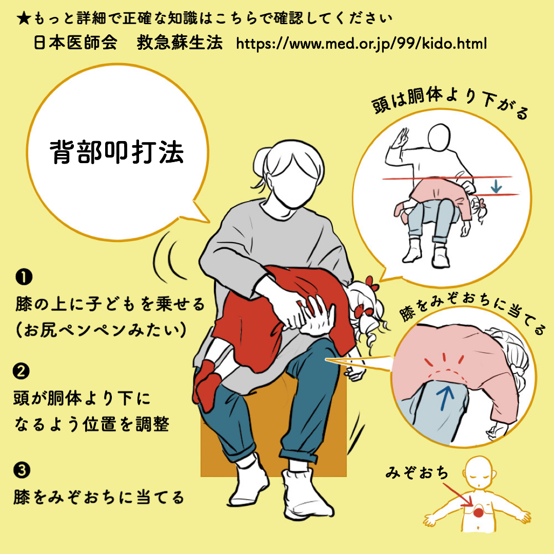 もしもの時のために知っておくべき？子供がのどを詰まらせた時の対処法! 話題の画像プラス