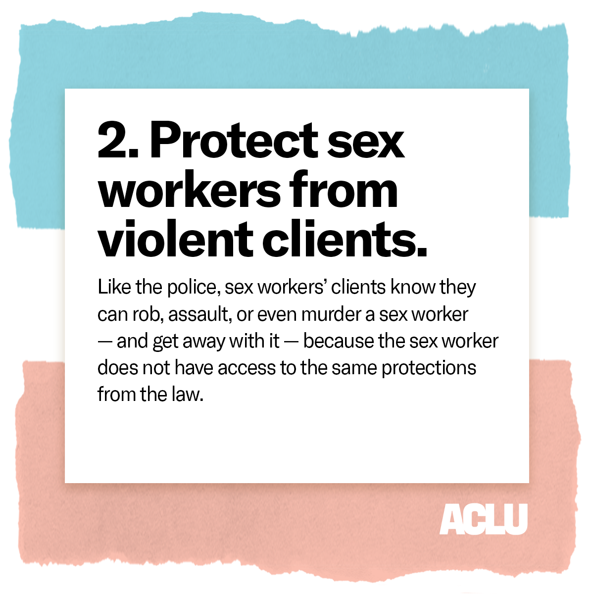 Decriminalizing sex work means recognizing that sex work is real work.