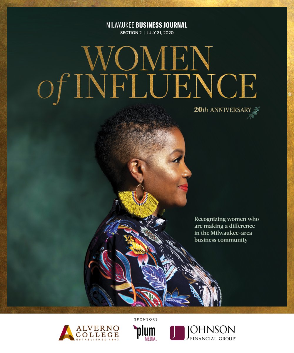 jac_pri's tweet photo. So proud to design, and work on this project with my brilliant colleagues, to honor some of Milwaukee's inspiring women in business. 

#womenofinfluence2020 #womenleaders #newsdesign #printdesign #milwaukee #coverdesign #magazinedesign https://t.co/kLJJ5a1fu1