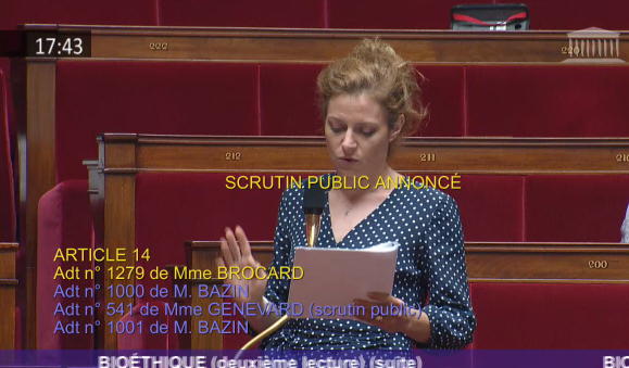 #PJLBioéthique #DirectAN <a href="/BBrocard/">Blandine Brocard</a> pourquoi appeler l'ouverture d'une technique qui implique de nouveaux marchés économiques au détriment de notre humanité ?