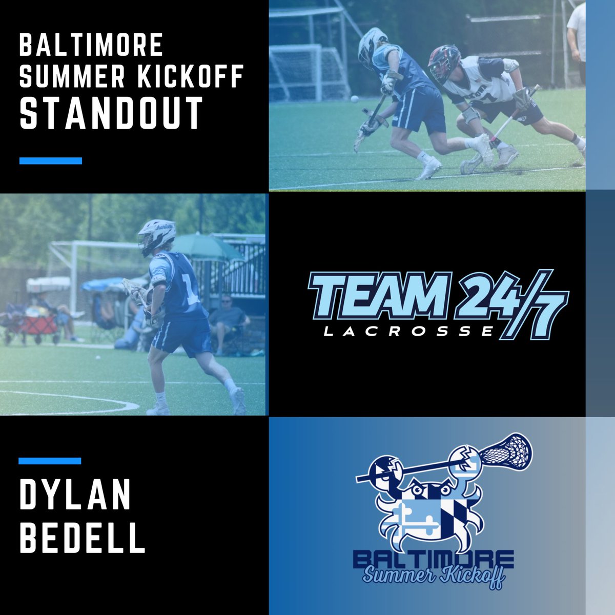 Team91CLT's tweet photo. Congratulations to 2021 FOGO/Mid Dylan Bedell (Charlotte Christian) on his STANDOUT performance during their recent trip to this year's BSK. ⠀
⠀
Great work Dylan!⠀
⠀
#BSK #StandoutPerformance #CharlotteLacrosse https://t.co/6fzTWCtF7J