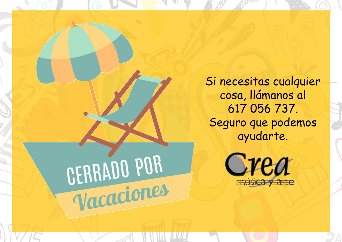 ¡NOS VEMOS EN SEPTIEMBRE!

Este curso ha sido, por decirlo sin repetir lo mismo una y otra vez, diferente. Así que hemos decidido darnos un respiro en agosto para tomar carrerilla y volver en septiembre con la energía de siempre, o incluso más si es que eso es posible.