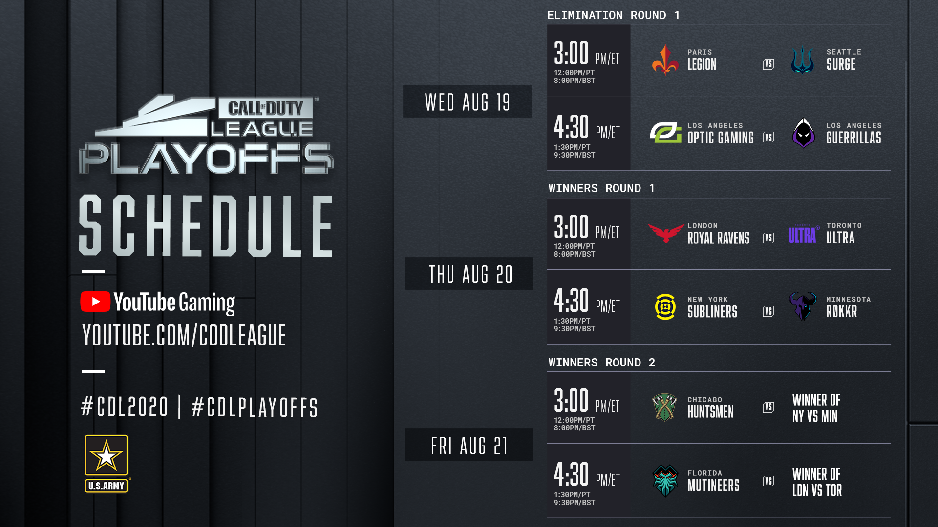 How to watch the Call of Duty League Playoffs and Championship Bravo